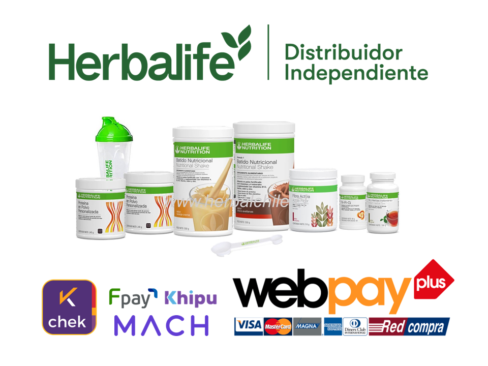 Productos Herbalife de nutrición disponibles en Chile