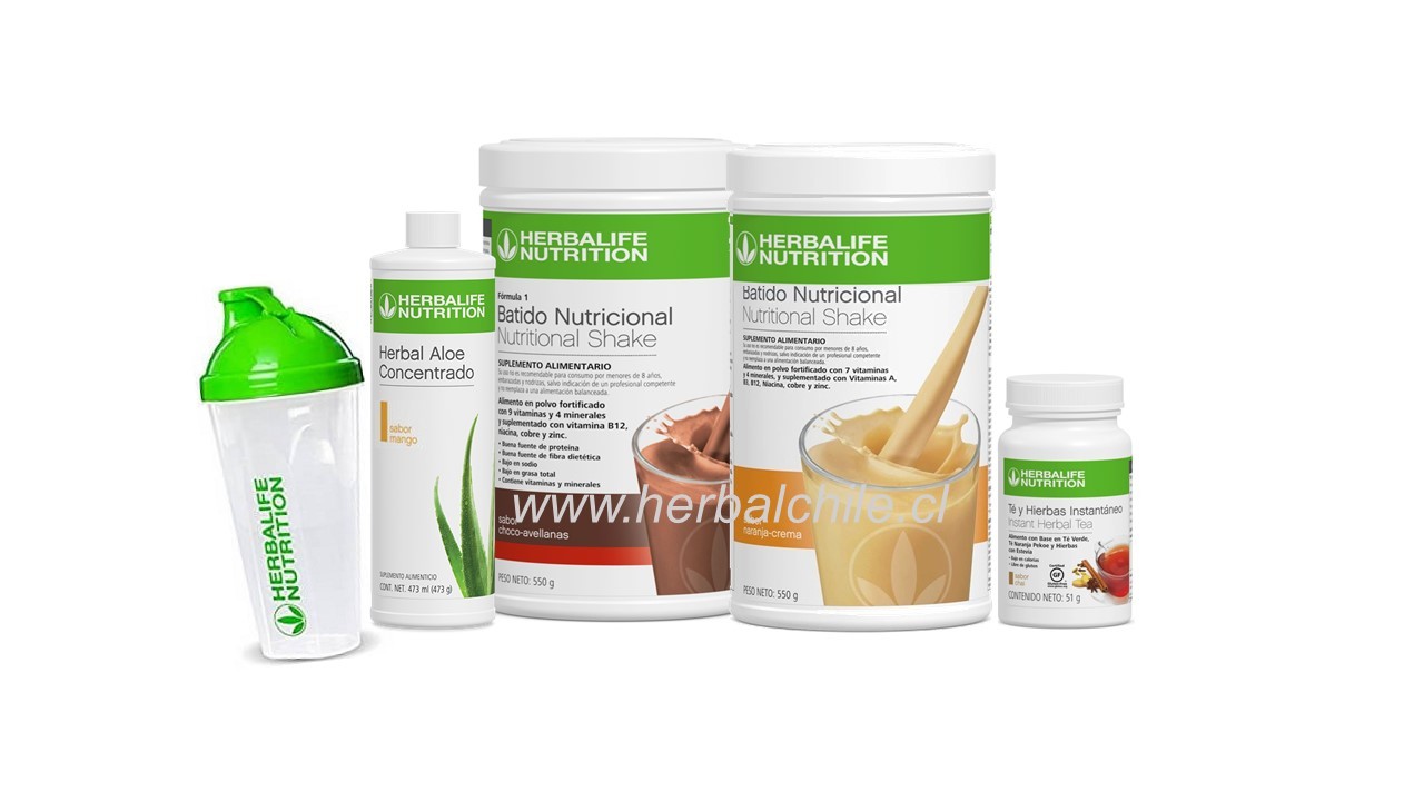 Productos Herbalife en Chile: batido nutricional, proteínas, Aloe Vera y programas de nutrición.